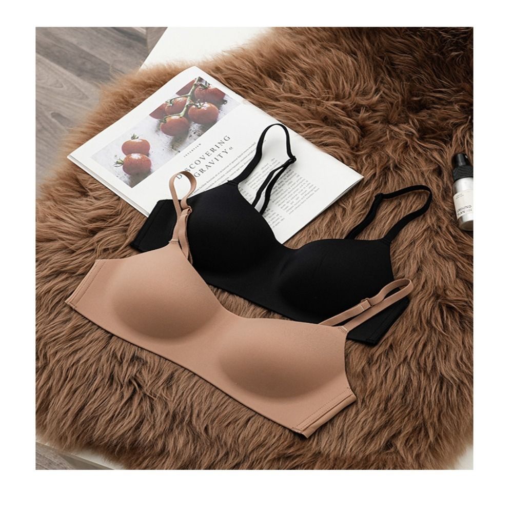 Bralette Wireless Soft - Soft Comfort Wireless Bra Breathable Fabric