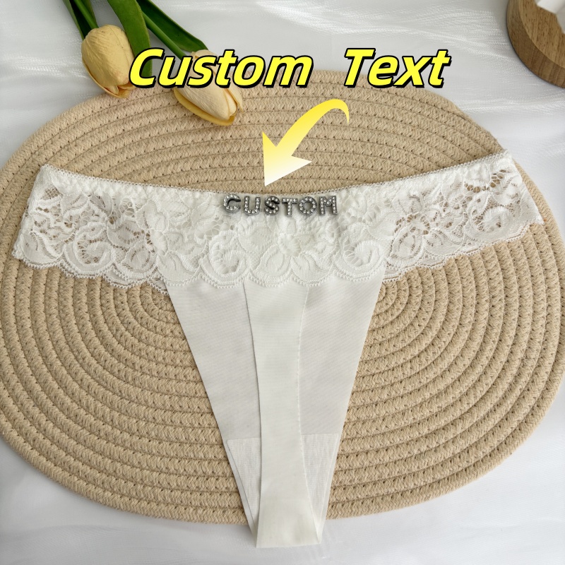 Personalized Custom Thong Name - Thong Bikini Women ulasan dan harga