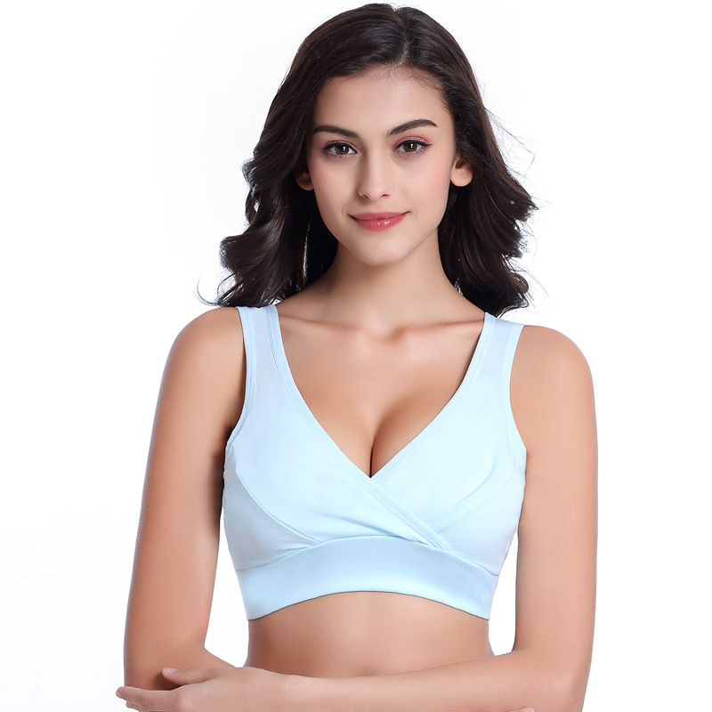 Maternity Plain Color Tank Wir - Nursing Bra Sleep ulasan dan harga