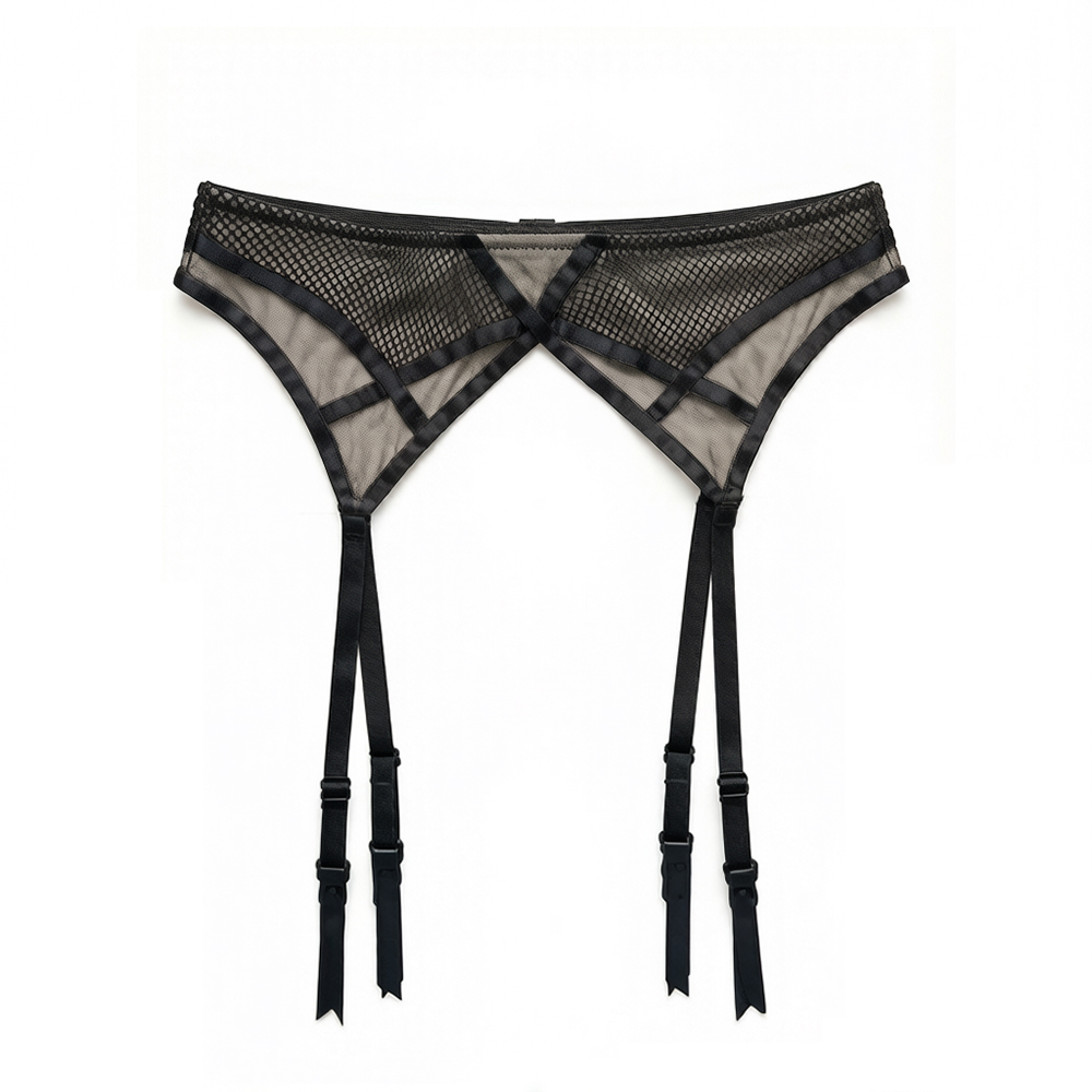 Sexy Women's Fishnet Garter Be - Garter Belt Set ulasan dan harga