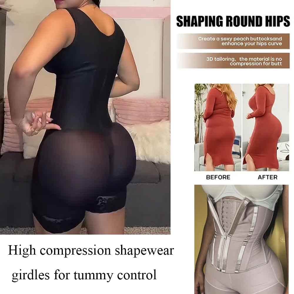 Fajas Colombianas Post Tummy S - Shapewear Bodysuit Firm ulasan dan harga