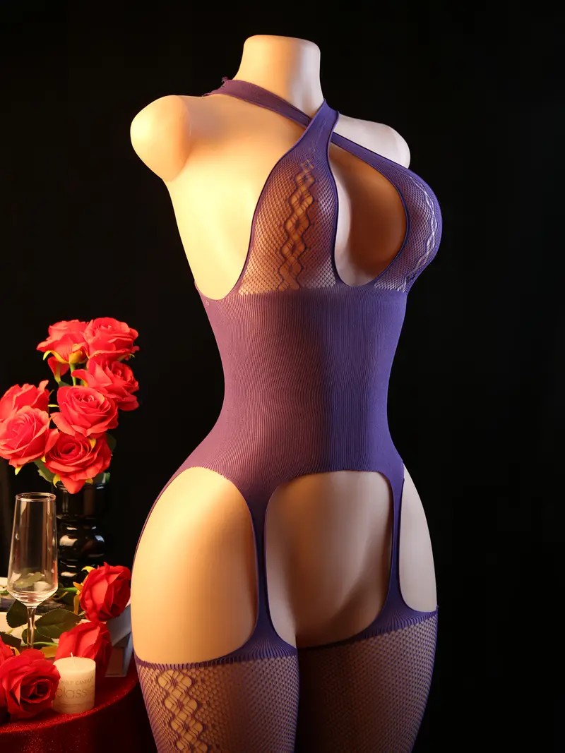 Women Sexy Lingerie Set Fishne - Bodystocking Fishnet ulasan dan harga