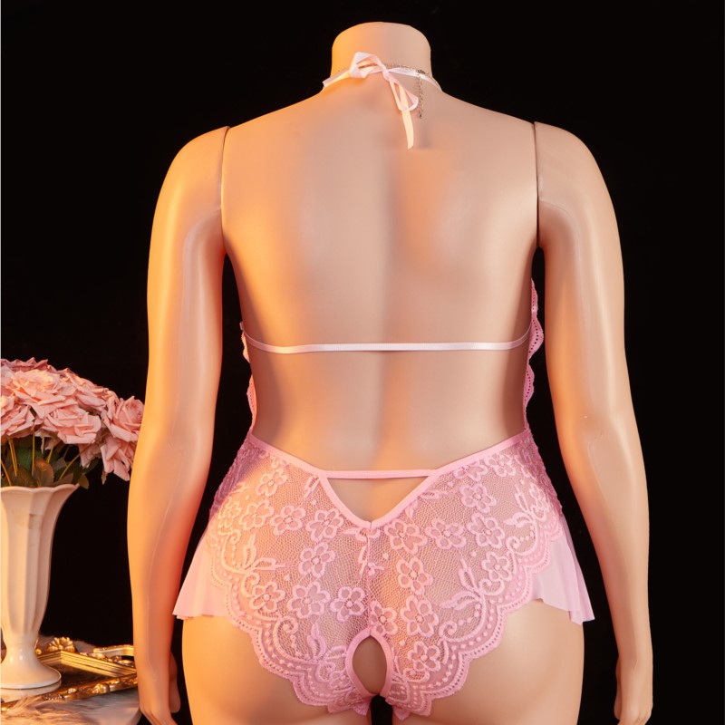 Plus Size 1XL-4XL Teddy perspe - Lace Teddy Lingerie ulasan dan harga