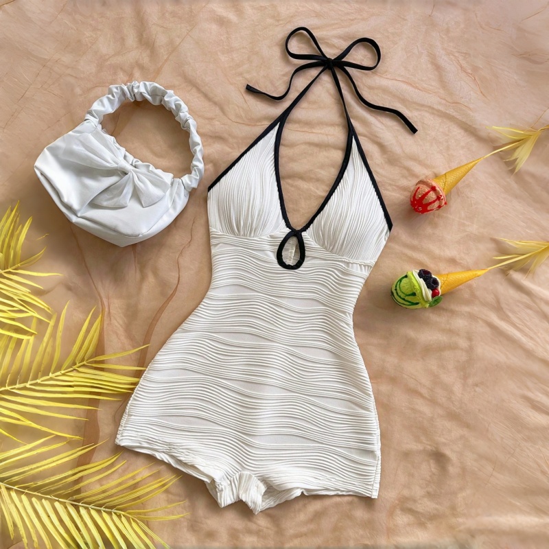 Sheer Halter Neck Bodysuit | W - Shapewear Bodysuit Firm ulasan dan harga