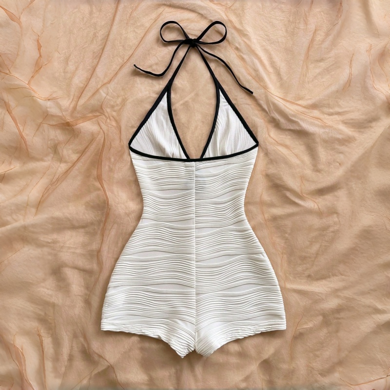 Sheer Halter Neck Bodysuit | W - Shapewear Bodysuit Firm ulasan dan harga